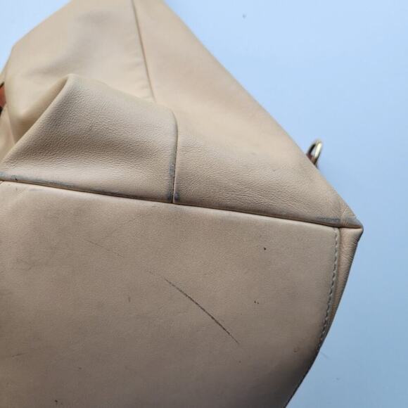 Dooney & Bourke Florentine Large Logan Cream Drawstring Shoulder Bag - Picture 14 of 15